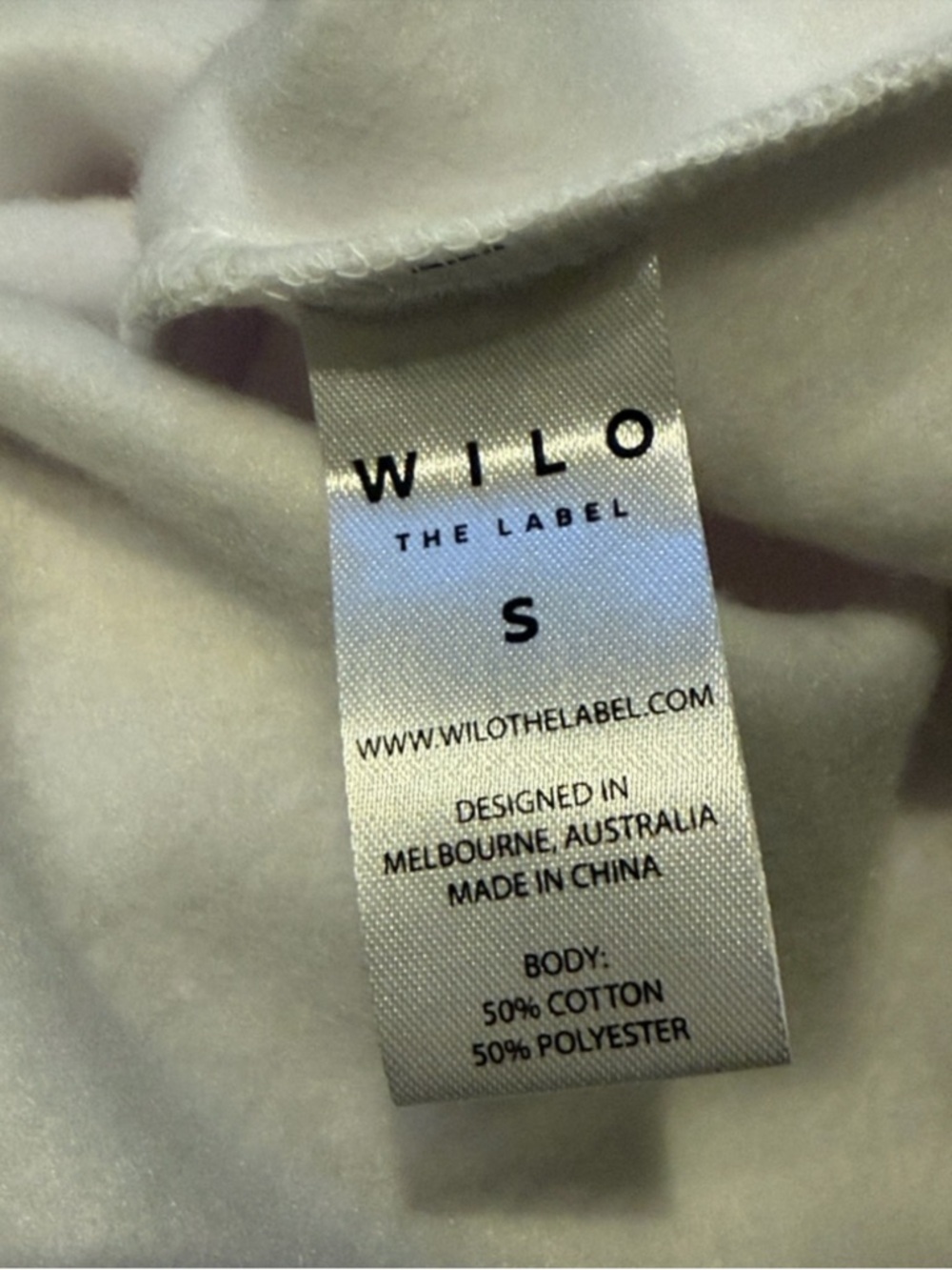 Wilo The Label Wellness Club Sweatshirt & Biker Short Set White Pink Size M NWT - Picture 10 of 11